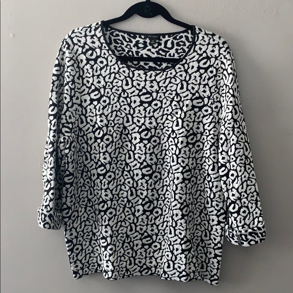 Ann Taylor Oversized Leopard Sweater - Picture 1 of 4